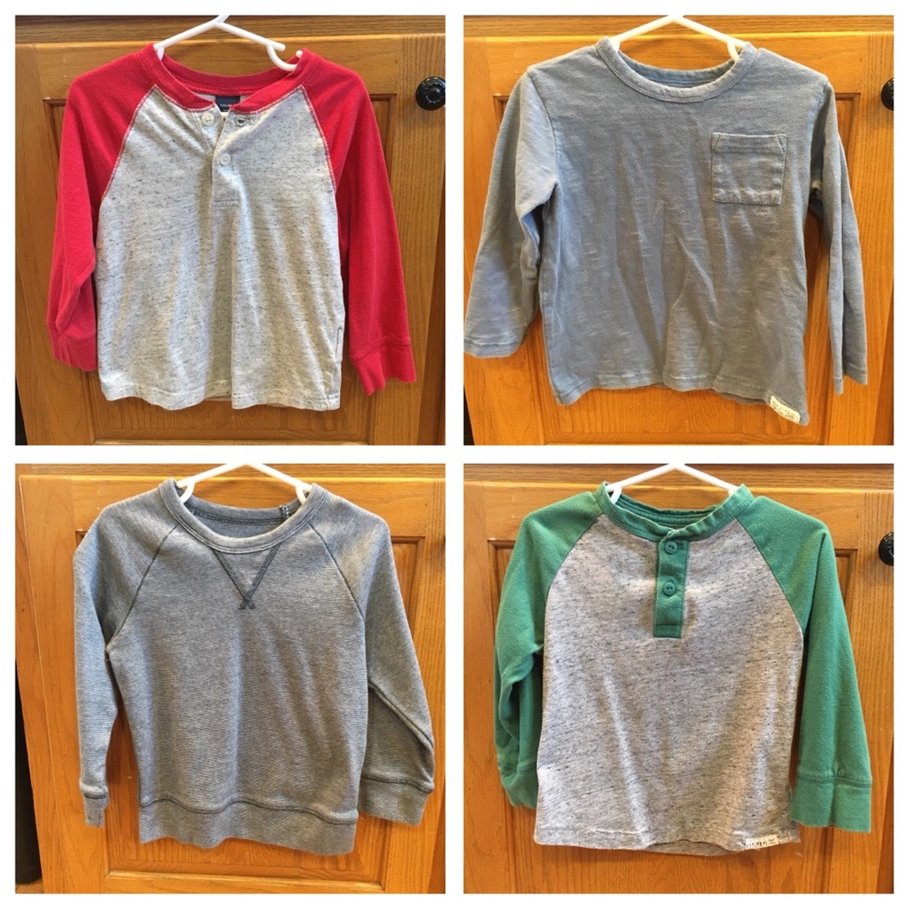 Baby Gap 4 tops in 3T